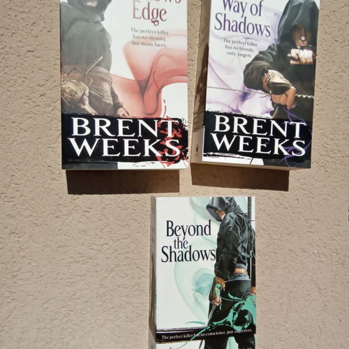 Brent Weeks Shadows Trilogy brand new in English