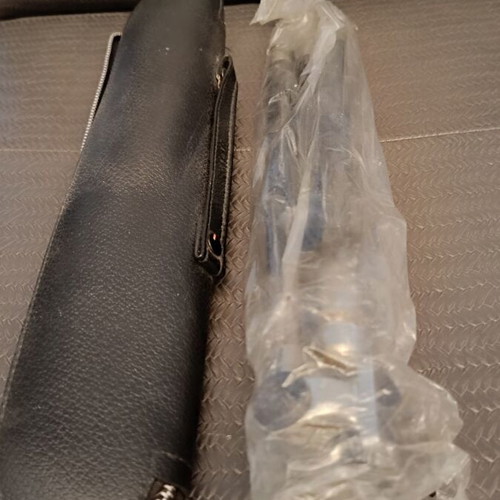 S & K vintage tripod used with case