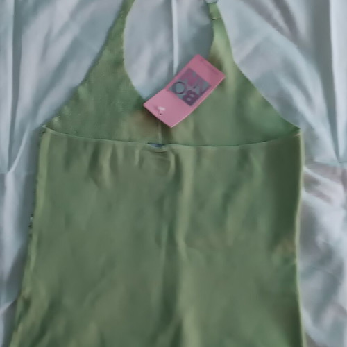 Bonn small green halter top