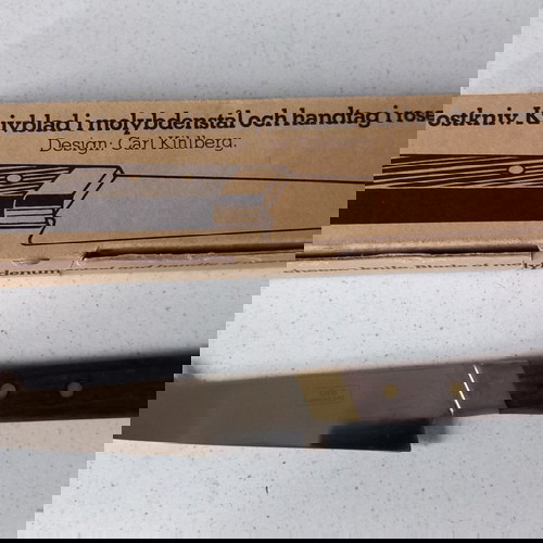 Boda Shop Sweden Diné Carving Set Knife Fork Carl Kihlberg Steel Rosewood In Box 70s