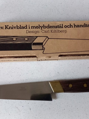Boda Shop Sweden Diné Carving Set Knife Fork Carl Kihlberg Steel Rosewood In Box 70s