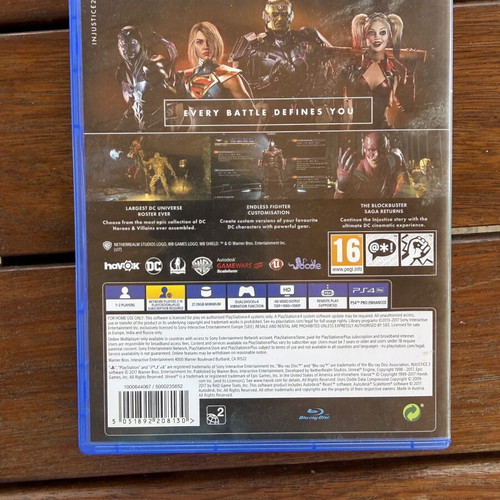 Injustice 2 PS4 game, action
