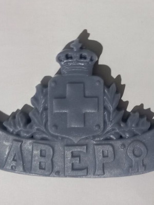 Resin Shield of Averof Battleship 3D Print like new