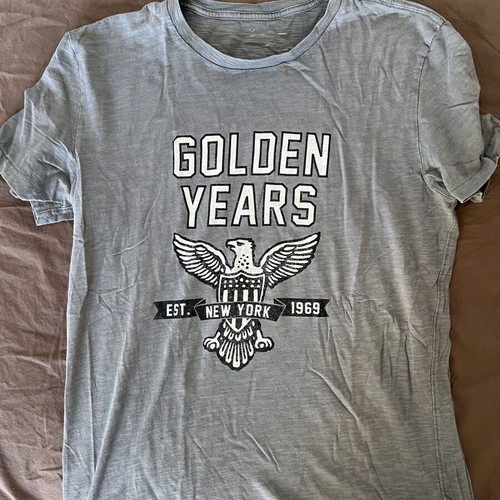 American Eagle T-shirt, cotton, gray, size M