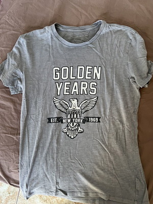 American Eagle T-shirt, cotton, gray, size M