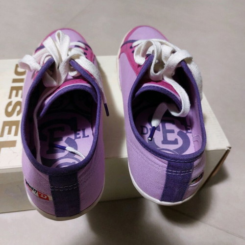 Sneakers Diesel γυναικεία σαν καινούργια, άσπρο και μωβ, μέγεθος 40