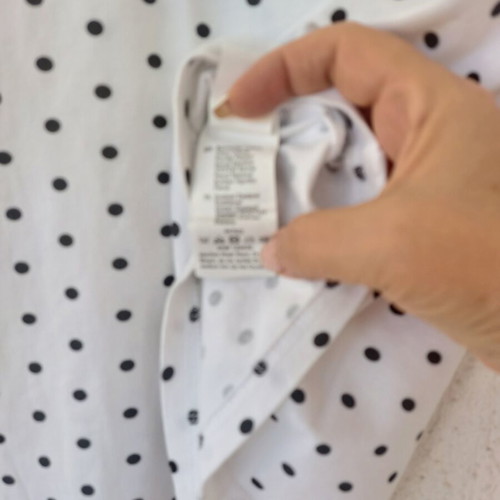 Women's Polka Dot T-shirt bpc cotton size M-L like new