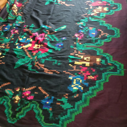 Handmade wool woven loom rug like new 250 x 360