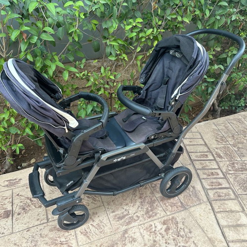 Peg Perego Duette Piroet Twin Stroller used, reversible seats