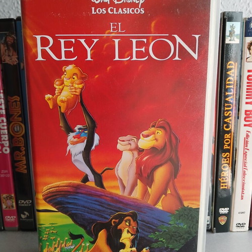 El Rey Leon VHS videotape