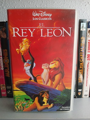 El Rey Leon VHS videotape