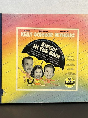 ΣΥΛΛΕΚΤΙΚΗ ΕΚΔΟΣΗ SINGIN' IN THE RAIN 4 LP Set MGM 113 10" Vinyl Book Set RARE Soundtrack