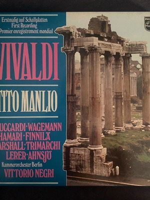 Vivaldi Tito Manlio 4-LP vinyl like new, classical