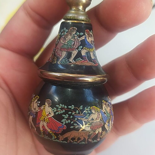 Vintage Greek perfume bottle