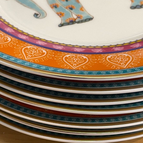 Zara Home porcelain plates like new, set of 43 pieces