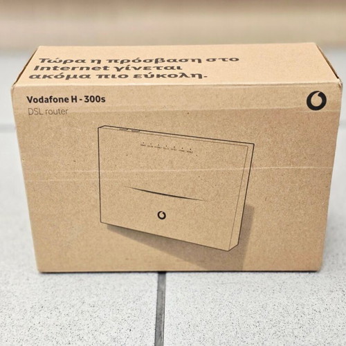 Vodafone H300s router with accessories in box