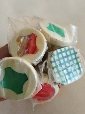 Vintage retro furniture knobs set of 5, new
