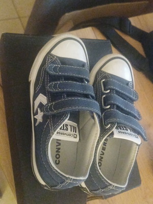 Παιδικά sneakers Converse All Star, μπλε και άσπρα, νούμερο 28