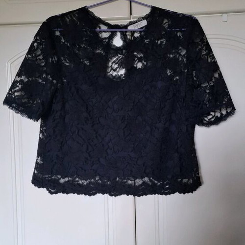Women's blouse new, dark blue, size M