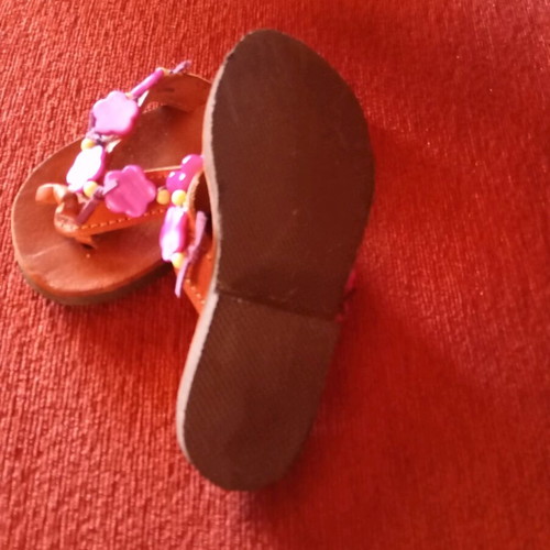 Children's leather handmade sandals size 26 new