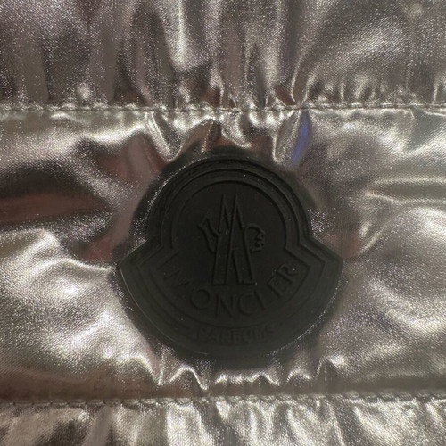 Moncler toiletry bag new silver