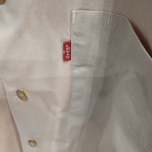 Levi's men's shirt size XL beige like new