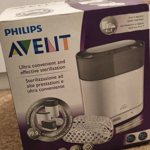 Philips Avent 4 in 1 steam sterilizer used