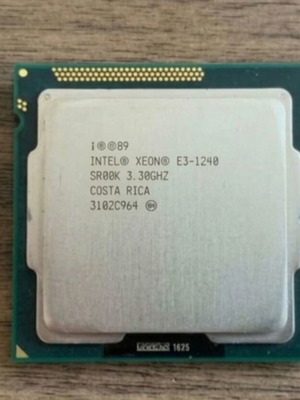Intel Xeon 1240 SR00K processor used, 3.30GHz LGA 1155