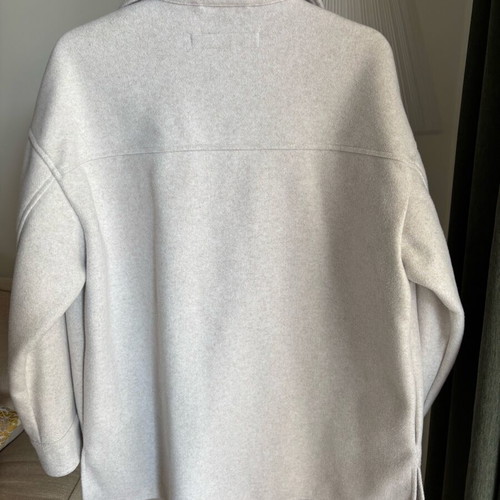 Zara oversized jacket used, grey, size small