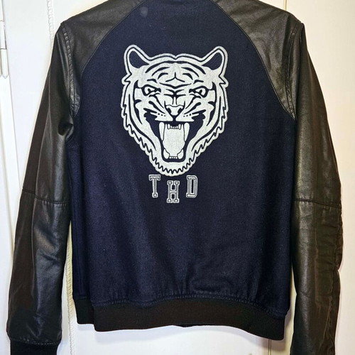 Tommy Hilfiger men's college style jacket used, size L