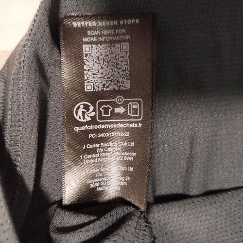 Rangers Third Kit 2020-21 Size L Like New