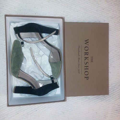 The Workshop leather pumps new with ankle strap size 36
