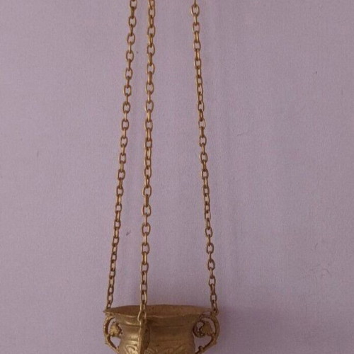 Incense Burner Antike 55 cm used, copper