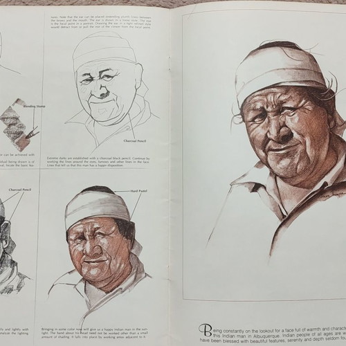 Sketch book used “SKETCH with PENIL and CRAYON”