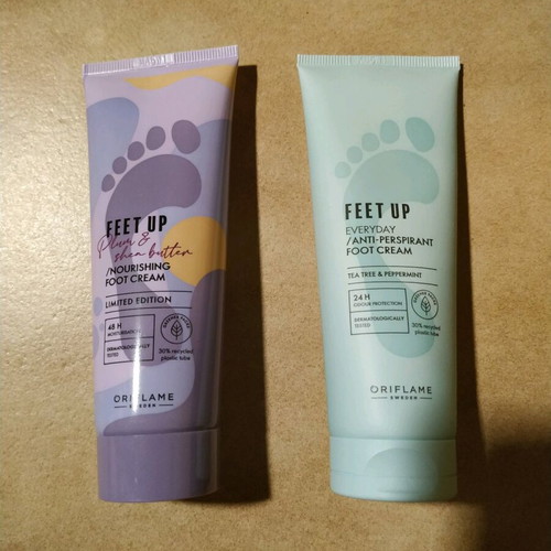 Oriflame foot care creams new