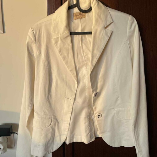 White Fitted Jacket Like New