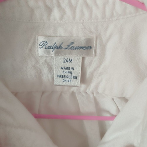 Ralph Lauren baby white shirt like new 18-24 months 86 cm