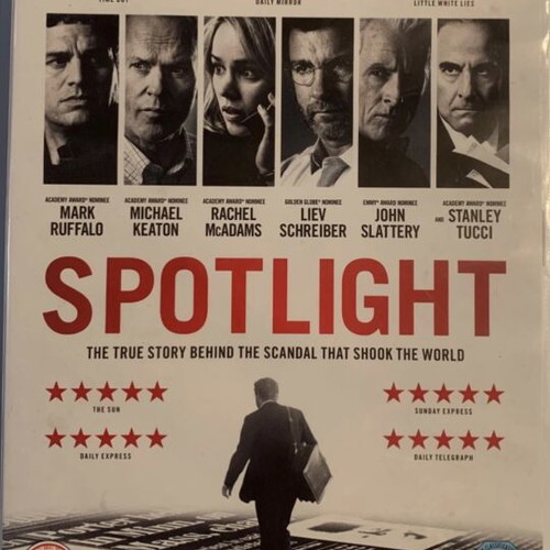 Spotlight DVD, action adventure social drama thriller