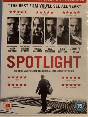 Spotlight DVD, action adventure social drama thriller