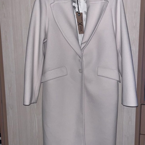 She X coat new, beige, long warm, size L