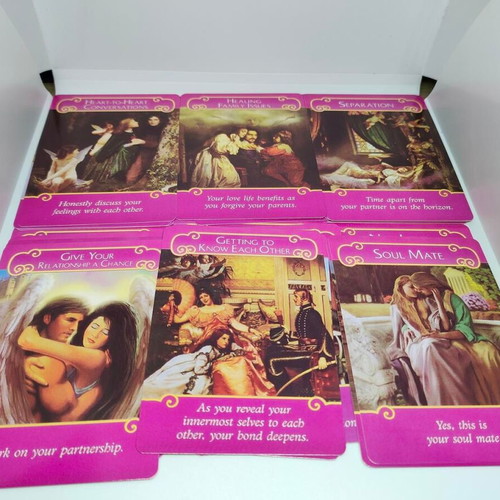 Romance Angels Oracle Cards by Doreen Virtue like new, English edition