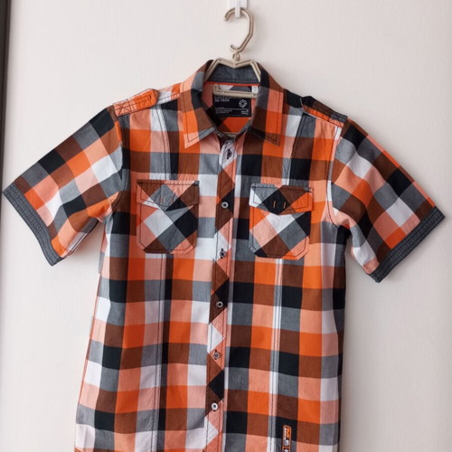 C&A Boys' Checked Shirt Size 158-164 Like New