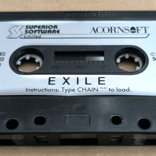 Exile BBC Micro Cassette like new