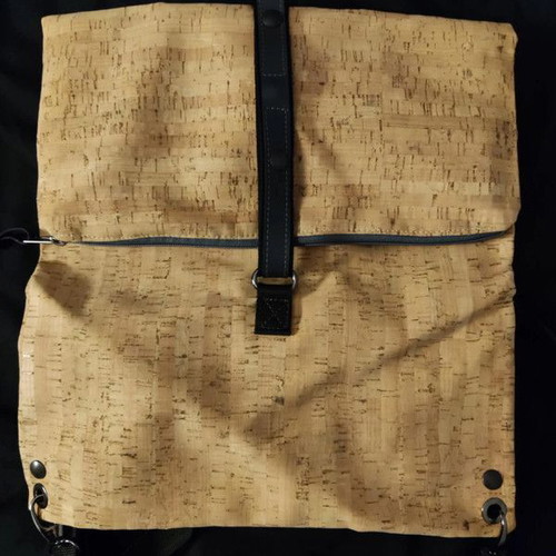 Redo bag unisex multifunctional cork backpack new, beige