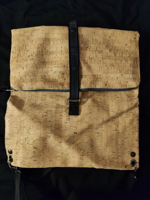 Redo bag unisex multifunctional cork backpack new, beige