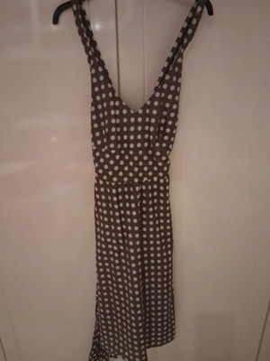 Polka Dot Dress Toi&Moi brown like new, size S