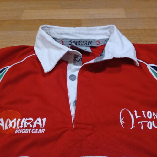 Rugby British & Irish Lions on Tour Shirt Samurai Rugby Gear Size XS/S Like New