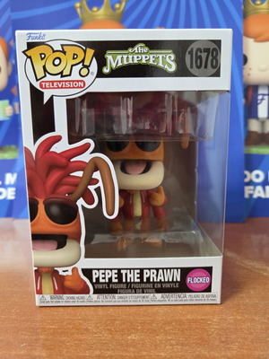 Funko Pop Television #1678 Pepe The Prawn Flocked figure new