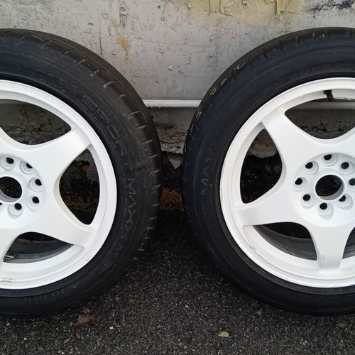 O.Z Superlegera 16 Wheels Used, 4x108 4x100 Offset 42 White