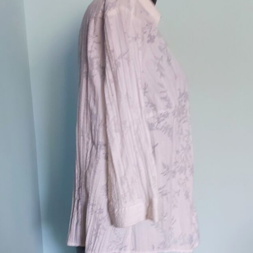C&A CANDA women's shirt with transparent floral print
